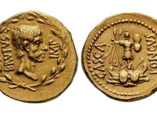 Rare ‘Brutus’ Gold Coin from Post-Caesar Era for Auction rare-brutus-gold-coin-from-post-caesar-era-for-auction